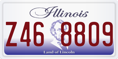 IL license plate Z468809