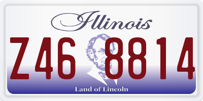 IL license plate Z468814