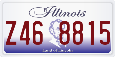 IL license plate Z468815