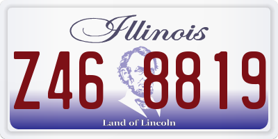 IL license plate Z468819