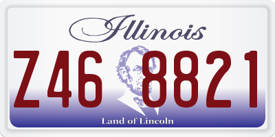 IL license plate Z468821