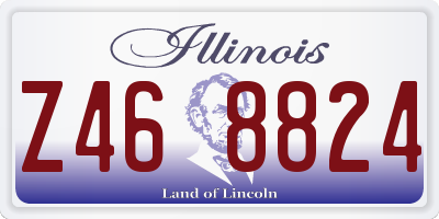 IL license plate Z468824