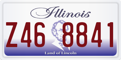 IL license plate Z468841