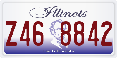 IL license plate Z468842