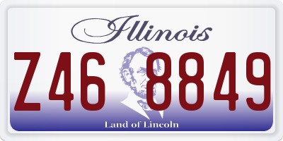 IL license plate Z468849