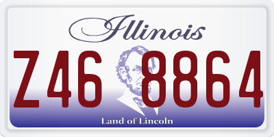 IL license plate Z468864