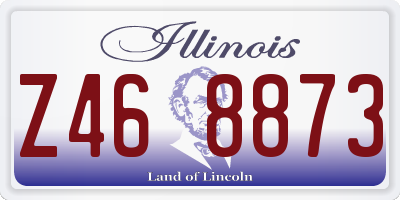 IL license plate Z468873
