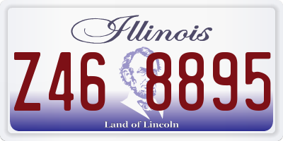 IL license plate Z468895