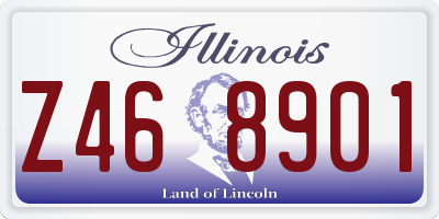 IL license plate Z468901