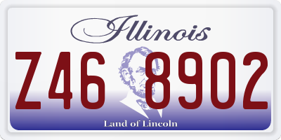 IL license plate Z468902