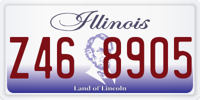 IL license plate Z468905
