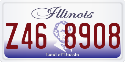 IL license plate Z468908