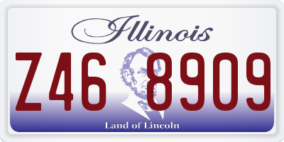 IL license plate Z468909