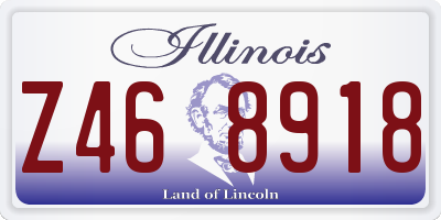 IL license plate Z468918