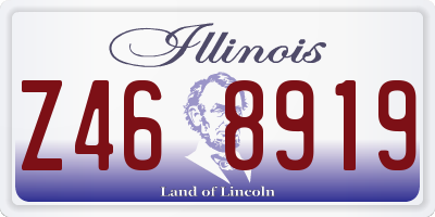 IL license plate Z468919