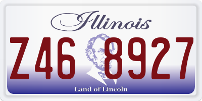 IL license plate Z468927