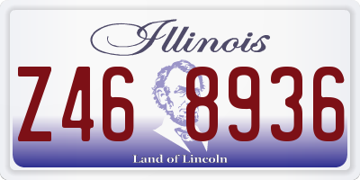 IL license plate Z468936