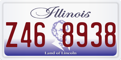 IL license plate Z468938