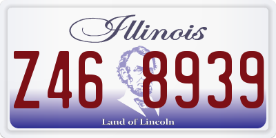 IL license plate Z468939