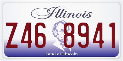 IL license plate Z468941