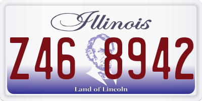 IL license plate Z468942