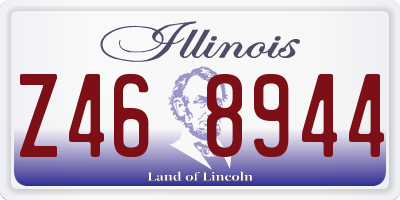 IL license plate Z468944