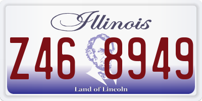 IL license plate Z468949