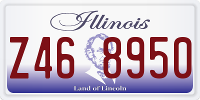 IL license plate Z468950