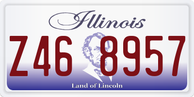 IL license plate Z468957
