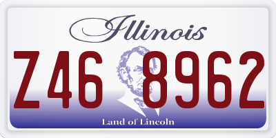 IL license plate Z468962