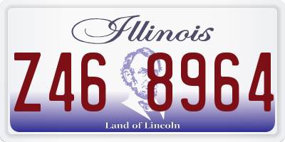 IL license plate Z468964
