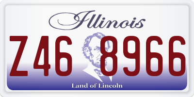 IL license plate Z468966