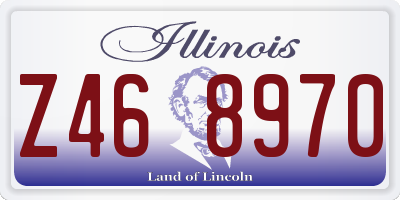 IL license plate Z468970