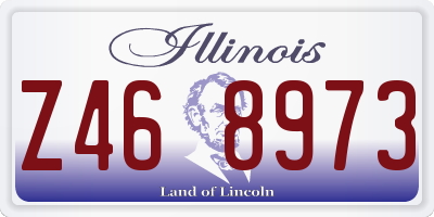IL license plate Z468973