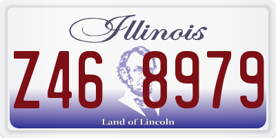 IL license plate Z468979