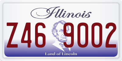 IL license plate Z469002