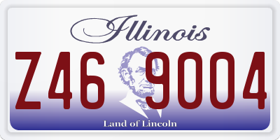 IL license plate Z469004
