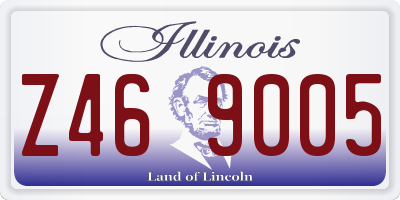 IL license plate Z469005