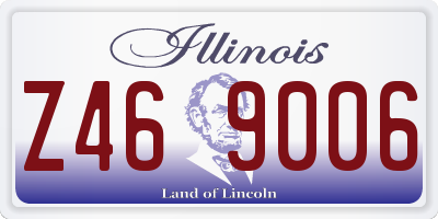 IL license plate Z469006