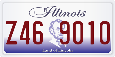 IL license plate Z469010
