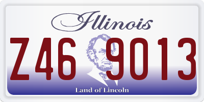 IL license plate Z469013