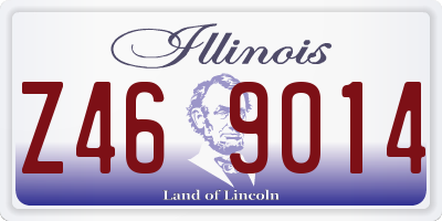 IL license plate Z469014