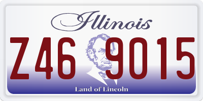 IL license plate Z469015
