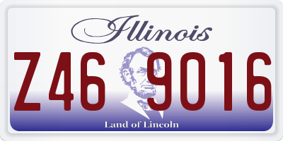 IL license plate Z469016