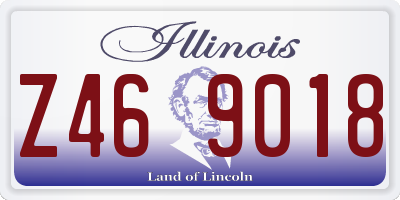 IL license plate Z469018