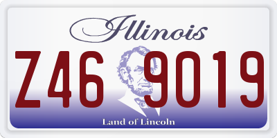 IL license plate Z469019