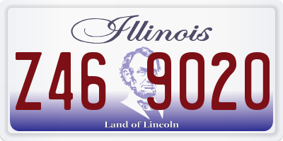 IL license plate Z469020
