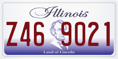 IL license plate Z469021
