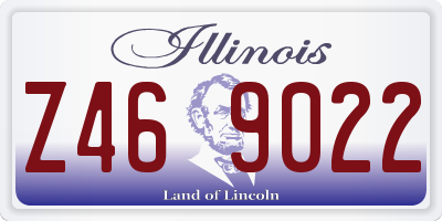 IL license plate Z469022