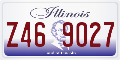 IL license plate Z469027